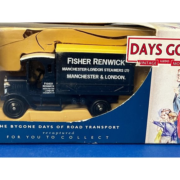 Vintage LLEDO Days Gone Dennis Delivery Van Fisher Renwick Diecast Truck - Picture 2 of 8